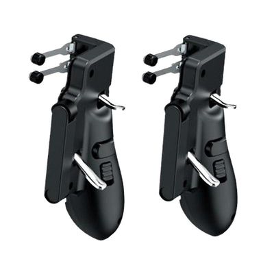 for PUBG-kontroller Six Finger Pubg Mobile Trigger Gamepad Grip L R Fire Aim Button Joystick for Ta Svart