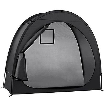 POTATO Sykkeltelt Sykkeloppbevaring Skur 190T Sykkel Oppbevaring Skur Med Vindusdesign For Utendørs Camping