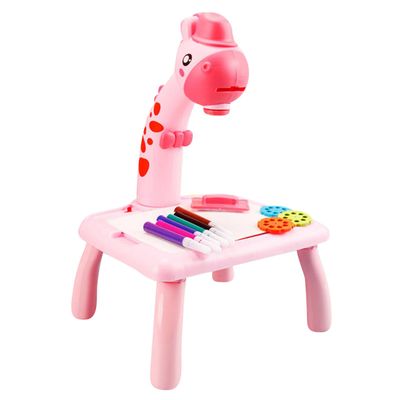 Flye Projektorbord i børnesmart girafstil med let læringsmaleri maskin legetøj 5 ml C