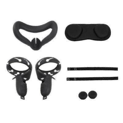 VR-lisävarusteet Suojakansi Quest 2 VR -ohjaimen kahvan suojus silikoni Musta