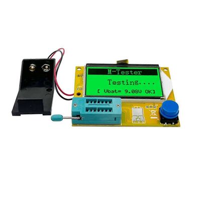 LCR-T4 monitoiminen transistoritesteri kondensaattorin vastus diodi triodi tyristori kaksoisdiodi tyristoritesteri Keltainen