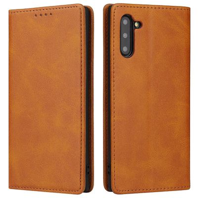 Samsung Note10 magnetisk mobiltelefon taske Gul