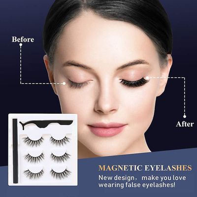 Helt ny 3d Mink falske øjenvipper Wispy Cross Long Tyk Soft Fake Eye Vipper Set sldzy12jjm 05