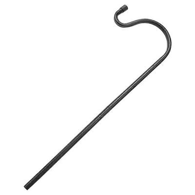 Shepherd Hooks ruostepuutarhavaatteen metallinen jalusta 80.5x10x1cm Musta