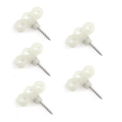 5pcs Skrue Spike Hook Spænde Ground Pin Telt Nail lysende pløkker