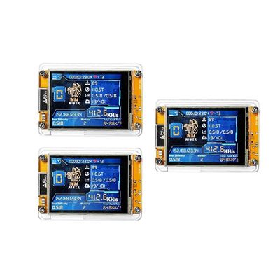 3 kpl Bitcoin NerdMiner V2 NMMiner Hashrate 411KH / S ESP32 2,8 tuuman näyttö Crypto Solo Lottery ESP32