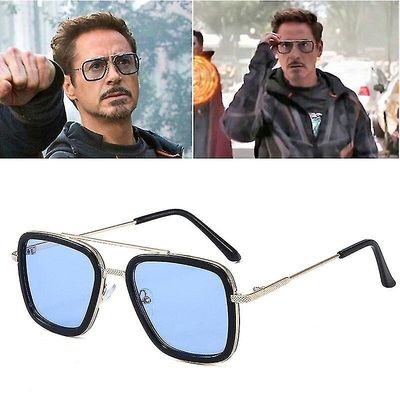 Sztlv høy kvalitet iron man tony stark fiske solbriller firkante utendørs sport briller menn edderkopp eyewear sport K