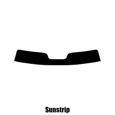 Window-Tint Sun Strip til Fiat Palio Estate - 1997 til 2004 pre-cut sunstrip 5% limo sort