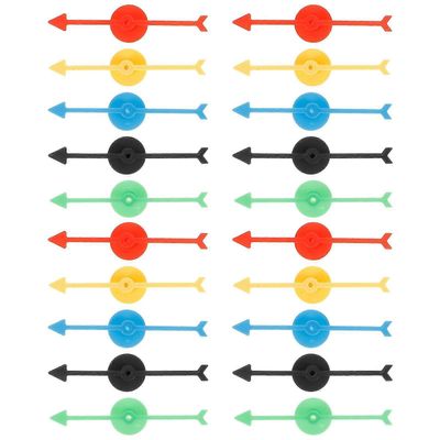 25kpl muovinen nuolikehruu lautapeleihin DIY-pelinuolet korvaava nuoli pelin osoitin spinners-YuJia Kuten 10.00X2.50X1.00CM