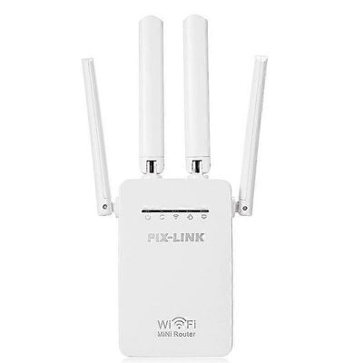 PIX-LINK LV-WR09 langaton WIFI-reititin WI-FI-toistimen tehostin laajennin 220-240V valkoinen