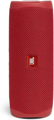 Bærbar Bluetooth-høyttaler med oppladbart batteri, vanntett og bygget av 90% resirkulert plast, bursdagsgave Rød