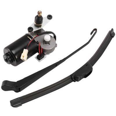 Universal Utv 12V elektrisk vindusviskersett for Rzr kan Am Svart