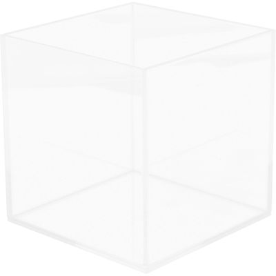 liten tank liten akryl akvarium liten betta akvarium liten akvarium firkantet fiskebolle 10.00X10.00X10.00CM
