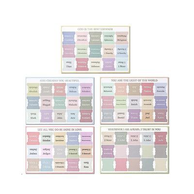 unbrand Bibelen Tabs, 75 Tabs, fargerike, Laminert Bibelen Tabs for kvinner og menn B