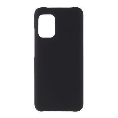 Kumitettu sileäpintainen muovinen kova kansi Asus Zenfone 8 Mini PC -kotelolle Musta