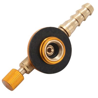 Ulkona retkeilyuunin polttimet Kytkentäventtiilin lisävarusteet Liesi Yhdistä täyttösovitin kaasuliesi Ga