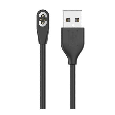 USB-pikalatauskaapelijohto magneettisella kiinnikkeellä Turvallinen kannettava Sopii OpenSwim Pro S710 -kuulokkeisiin Musta