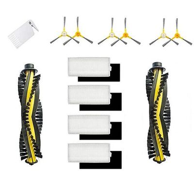 Udskiftning rulle børste filter side laterale børster til Neatsvor X500 Tesvor X500 X500 Pro Robot støvsuger dele