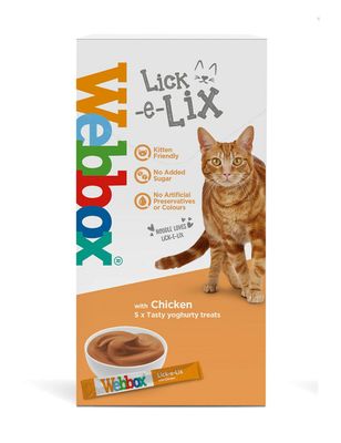 Webbox Delight Lick E Lix kissan herkkuihin (10 kpl:n kotelo) Kana