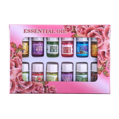 12pc/set Aromaterapi Vannløselig eterisk olje luftfukter luftrenser