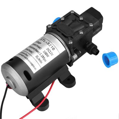 12V DC 100W 8L / min 160Psi korkeapainekalvo itseimevä vesipumppu pesuun