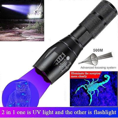 Super kirkas 120000lm UV-taskulamppu ultravioletti taskulamppu Blacklight valo lamppu LED