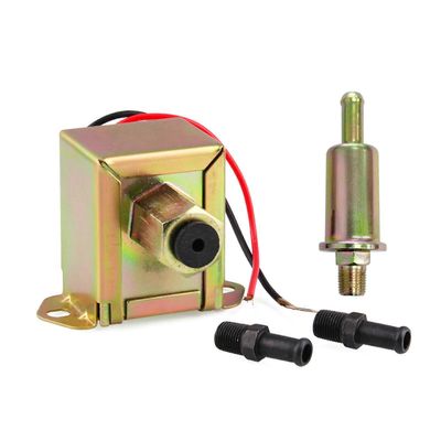 40106 40107 40104 Auton 12V Dieselit Bensiinit Facets Neliömäinen sähköinen polttoainepumppu 2x Polttoaineliitokset + InLine Polttoainesuodatin Ben...