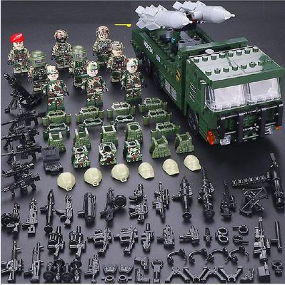 YM Studio WW2 1 -sarja Yhteensopivat rakennuspalikat kokoavat armeijan erikoisjoukkojen poliisihahmon