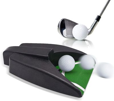 Golf automatisk putting cup, golfbold automatisk putting returmaskine, golf returmaskine til træning praksis, home golf putting hole indendørs