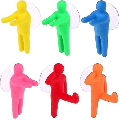 Hammasharjanpidin, pyyhekoukku, seinäkoukku imukupilla 6 kpl