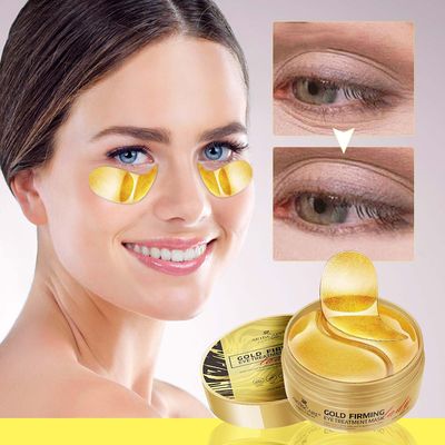 Golden Lady silmänaamio kosteuttava ja vaalentava Black Circle Eye Lines Eye Mask84Ml Keltainen