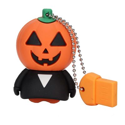 u levy söpö sarjakuva kurpitsa hirviö USB2.0 nopea flash-asema mobiili tallennuslaitePumpkin monster 64GB