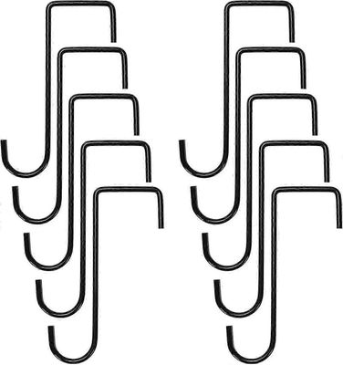 10kpl aidan yli koukkuja valoille - ruostumattomasta teräksestä valmistetut puutarhaseinän ripustuskoukut