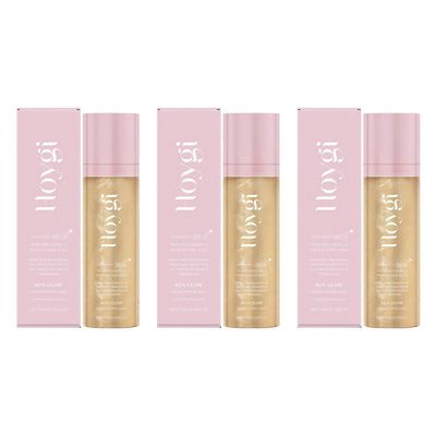 Sunglaze Sheer Setting Mist -aurinkosuoja SPF50 Kosteuttava meikkiystävällinen hehkusuihke kaikille ihotyypeille 3pcs