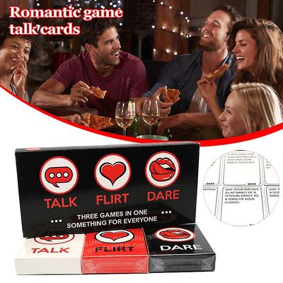 Tal Flirt eller vov romantisk spil Talk Card til par Uddybe forholdet til din partner Gode gaver