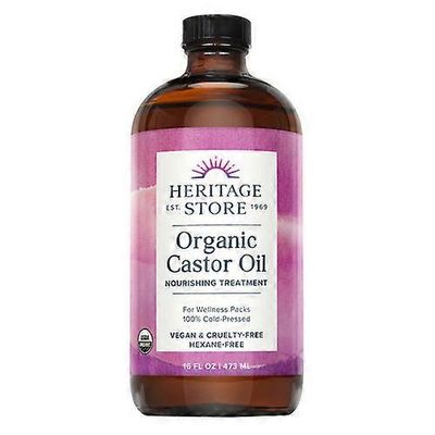 Heritage Store orgaaninen risiiniöljy,16 oz