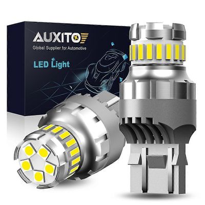 AUXITO 2kpl T20 LED Canbus 7443 W21 / 5W 7440 W21W LED-lamppu 6500K valkoinen pysäköintiauto valo DRL päiväajovalaisin 12V T20 7443 7440 W21W 6500K...