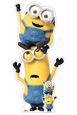 Minions Kevin ja Bob Kätyrit Pahvi leikattu viralliset kätyrit: Gru Standeen nousu
