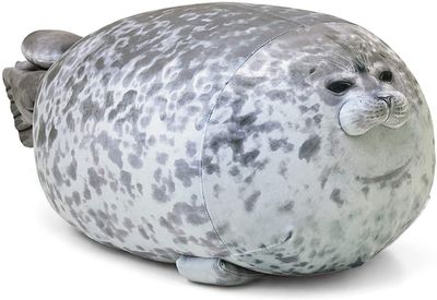 AIR Buttede Klat Pillow Fyldt Bomuld Plys Animal Toy Grey Small Large