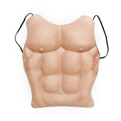 Fake Chest Muscle Belly Six Pack Abs Party Clothing Fit Roolipeli Hauska lahja