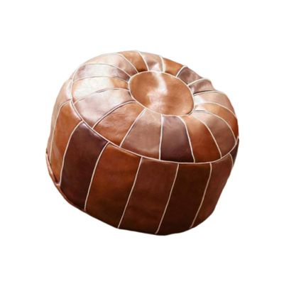 Boho Marokkansk Pouf Cover Footstool Storage osmansk rom innredning Living TY rund kamel