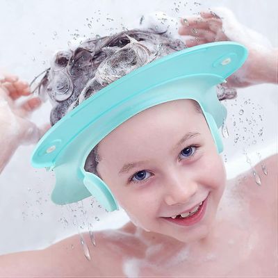 Lasten kylpy Suihku Lippalakki Vauvan shampoo Suihkumyssy Kylpyamme Visiiri Shampoo Uimahattu Hiusten pesu Estä
