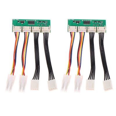 S19K Pro Fan Spoofer 12V 4-in-1 neliö 4Pin tuulettimen simulaattori Bitmain Antminer -tuulettimen nopeussimulaattorille Kuten