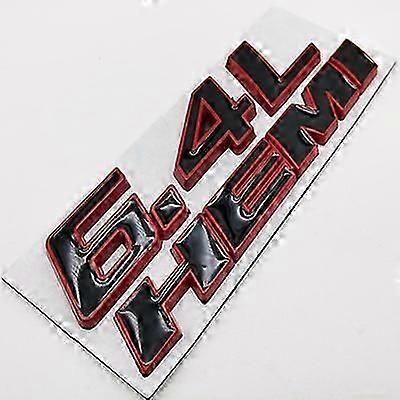 6.4l Hemi Metal Badge Emblem tarrat Takatavaratilan tarra Dodge Charge Challenger Ram Jcuv Caravan Durango Srt tarvikkeet-bbcd E