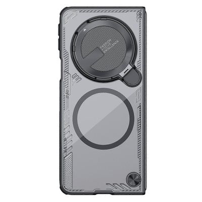 NILLKIN Iceblade FOLD Oppo Find N5 5G -puhelimelle, MagSafe-linssinsuojuksen jalustan kanssa yhteensopiva suojakotelo, PC + TPU Monivärinen Black
