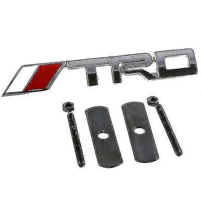 Käytännölliset osat ja tarvikkeet Auto 3d Metalli //trd Logo Etusäleikkö Tunnus