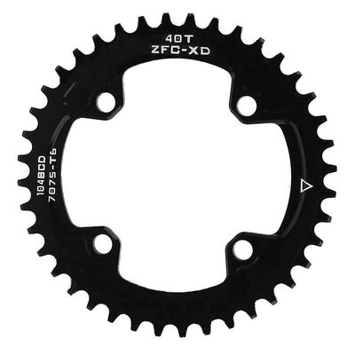 Bcd 104mm 40t/42t smal bred krankdrev enkeltkjettingring for Shimano kranksett Am/xc sykkel