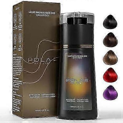unbrand Hiusvärishampoo, Polar-hiusvärishampoo, Polar-hiustenhoitoon tarkoitettu pikavärishampoo, luonnollinen hiusvärishampoo harmaiden hiusten pe...