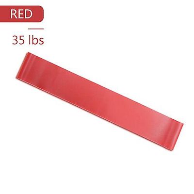 Rubber Bands Niveauer Yoga Sport Training Bands Finpudse Workout Loops Latex elastik til Bands Fitness Equipment Unisex Rød