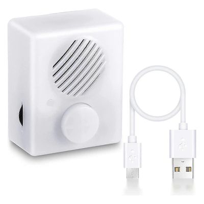 16M äänilaatikko täytetyille eläimille, 960 sekunnin painonappiäänilaatikko, USB-äänilaatikko, joka toistaa Button-YuJiaa Valkoinen